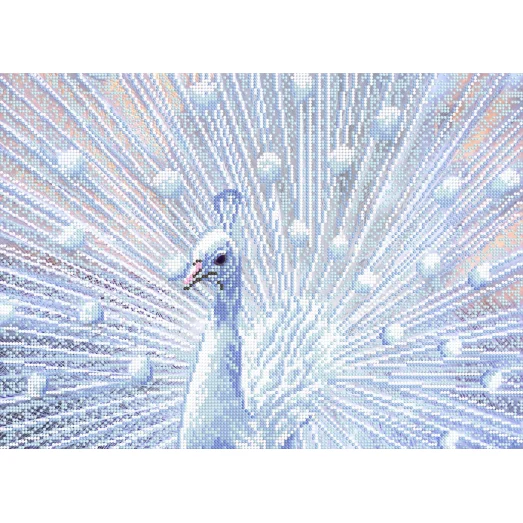 FV-136 (А3) Павлин. Схема для вышивки бисером СвитАрт