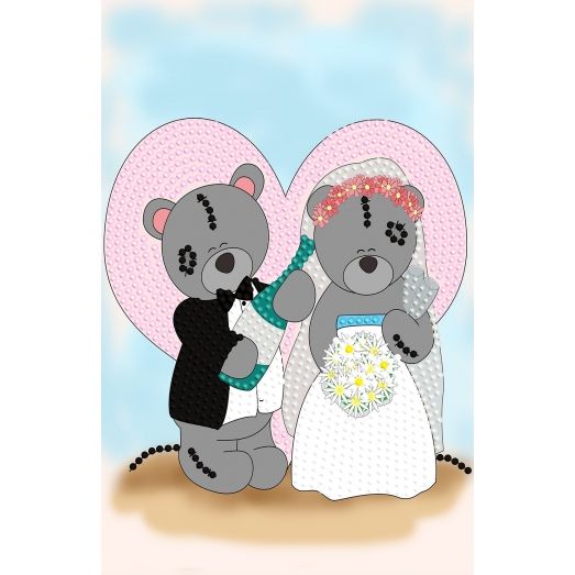 FV-174(А5) Мишки на свадьбе. Схема для вышивки бисером. Свит Арт