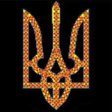 FV-224(27*27) Символика(черный фон). Схема для вышивки бисером. Свит Арт