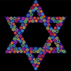 FV-225(27*27) Звезда Давида. Схема для вышивки бисером. Свит Арт