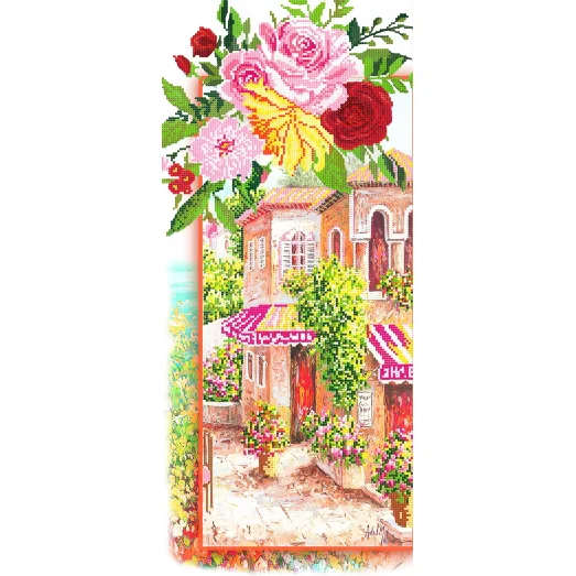 FV-327 (24*55) Дом солнца. Схема для вышивки бисером СвитАрт