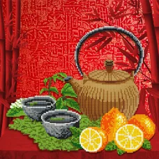 FV-348 (27*27) Чай с лимоном. Схема для вышивки бисером СвитАрт