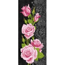 FV-355 (24*55) Розовые розы. Схема для вышивки бисером СвитАрт