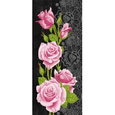 FV-355 (24*55) Розовые розы. Схема для вышивки бисером СвитАрт