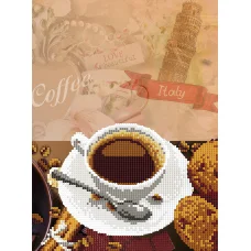 FV-459 (А4) Еспрессо. Схема для вышивки бисером СвитАрт