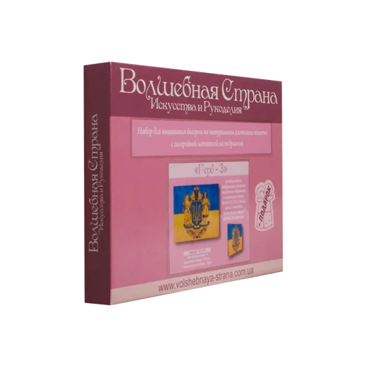 FLF-078 Герб-3. Набор на холсте для вышивки бисером Волшебная Страна