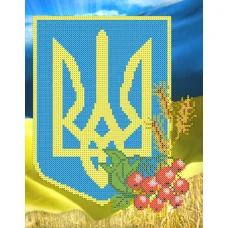 ФЧК-4018 Герб Украины. Схема для вышивки бисером Феникс