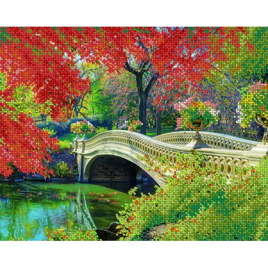 АК3-063 Дворцовый парк. Схема для вышивки бисером А-Строчка