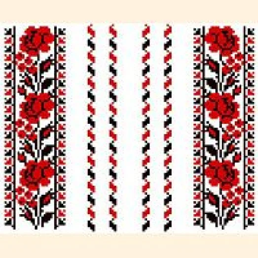 К-242 Цветочная алея. Водорастворимый флизелин для вышивки Confetti (закончился)