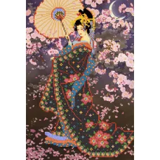 РКП-051 Гейша. Схема для вышивки бисером. Маричка