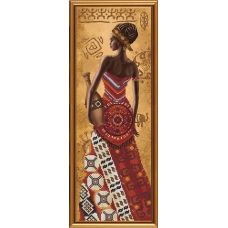 НД2076 Африканка с кувшином. Набор для вышивания бисером