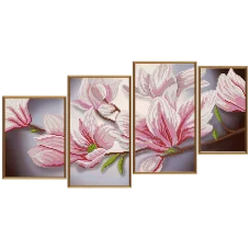 НД6589 Магнолия. Набор для вышивания бисером