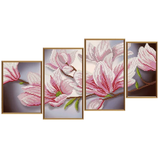 НД6589 Магнолия. Набор для вышивания бисером