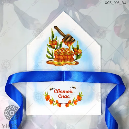 ХСБ-003_RU Платок для букета под вышивку бисером ТМ Virena