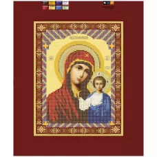 ХВ-11a(А4) ХОЛСТ. Богородица. Схема для вышивки бисером СвитАрт