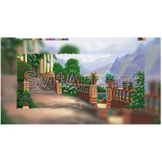 А-090 (29*60) ХОЛСТ. Улочка. Схема для вышивки бисером СвитАрт