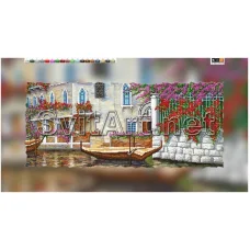 А-102 (29*60) ХОЛСТ. Улочка. Схема для вышивки бисером СвитАрт