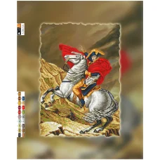 А-266(А3) ХОЛСТ. Наполеон. Схема для вышивки бисером СвитАрт 