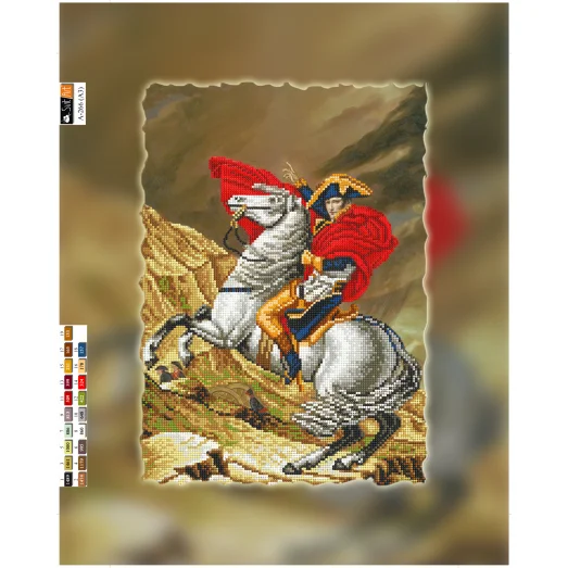 А-266(А3) ХОЛСТ. Наполеон. Схема для вышивки бисером СвитАрт