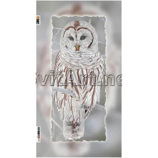 FV-111(29*60) ХОЛСТ. Сова. Схема для вышивки бисером. Свит Арт