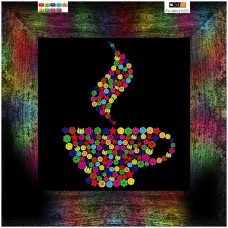 FV-240 (32*32) ХОЛСТ. Чашка чая. Схема для вышивки бисером. Свит Арт