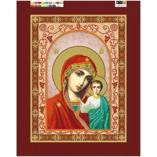 R-006b(А3) ХОЛСТ. Богородица. Схемы для вышивки бисером СвитАрт