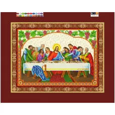 R-029(А3) ХОЛСТ. Тайная Вечеря. Схема для вышивки бисером СвитАрт