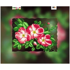 SI-126(А4) ХОЛСТ. Цветы. Схема для вышивки бисером Свит Арт