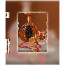 SI-216(А4) ХОЛСТ. Виски. Схема для вышивки бисером СвитАрт