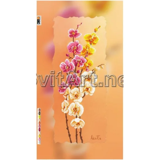 SI-276(29*60) ХОЛСТ. Цветы. Схема для вышивки бисером СвитАрт