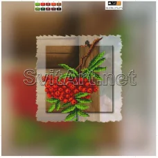SI-338(21*21) ХОЛСТ. Калина. Схема для вышивки бисером СвитАрт