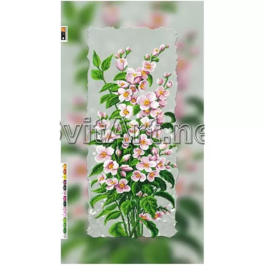 SI-354(29*60) ХОЛСТ. Цветы. Схема для вышивки бисером СвитАрт
