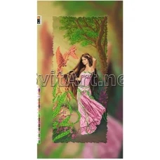 SI-455(29*60) ХОЛСТ. Девушка. Схема для вышивки бисером Свит Арт