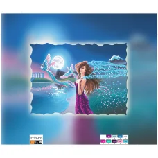 SI-456(А4) ХОЛСТ. Сказочная ночь. Схема для вышивки бисером Свит Арт