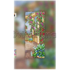 SI-510c(15*30) ХОЛСТ. Сад. Схема для вышивки бисером Свит Арт 
