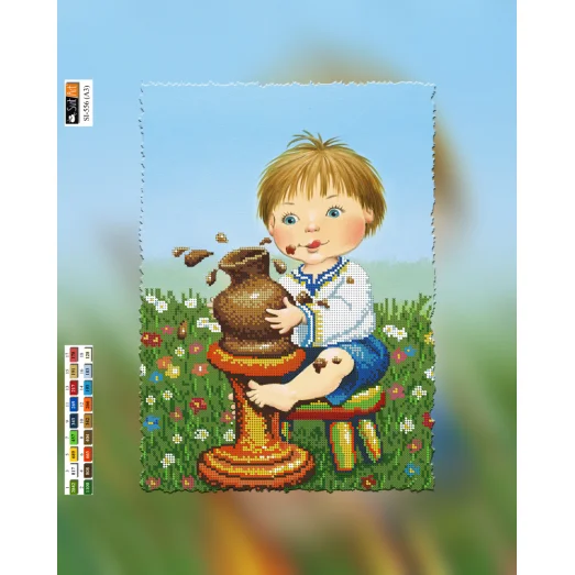 SI-556a(А3) ХОЛСТ. Мастер. Схема для вышивки бисером Свит Арт