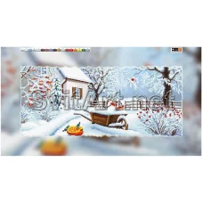 SI-598(29*60) ХОЛСТ. Зима. Схема для вышивки бисером Свит Арт