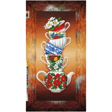 SI-785 (29*60) ХОЛСТ. Чашки. Схема для вышивки бисером СвитАрт