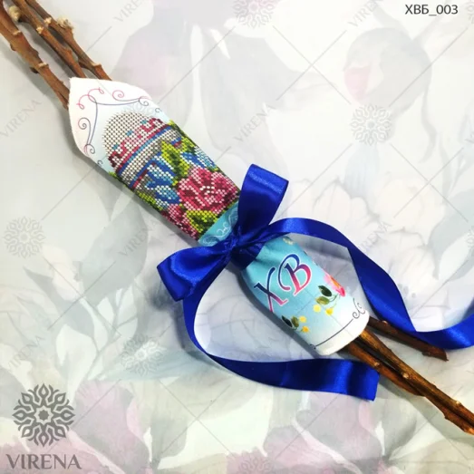 ХВБ-003 Платок для пасхального букета под вышивку бисером ТМ Virena