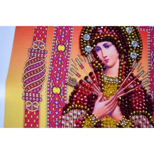 И-005 Образ Божьей Матери Семистрельная. ТМ Хрустальные грани.