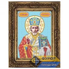ФР-ИБ2-009-1 Николай Чудотворец. Схема для вышивки бисером ТМ Фурор Рукоделия
