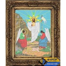 ФР-ИБ3-001 Воскресение Иисуса Христа. Схема для вышивки бисером ТМ Фурор Рукоделия