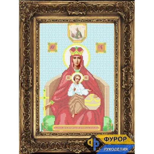 ФР-ИБ4-082 Державная Пресвятая Богородица. Схема для вышивки бисером ТМ Фурор Рукоделия