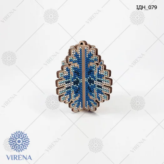 ИДН_079 Игрушка деревянная новогодняя 2D. ТМ Вирена