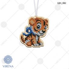 ИДН_082 Игрушка деревянная новогодняя под вышивку Virena