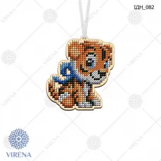 ИДН_082 Игрушка деревянная новогодняя под вышивку Virena