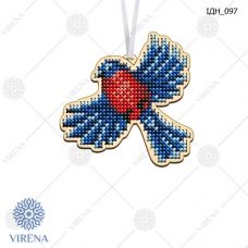 ИДН_097 Игрушка деревянная новогодняя под вышивку Virena