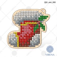 ИДН_мини_008 Игрушка деревянная новогодняя под вышивку. ТМ Вирена