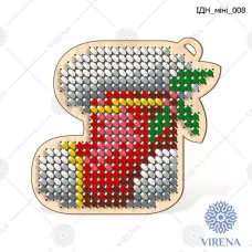 ИДН_мини_008 Игрушка деревянная новогодняя под вышивку. ТМ Вирена