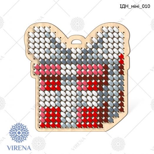 ИДН_мини_010 Игрушка деревянная новогодняя под вышивку. ТМ Вирена